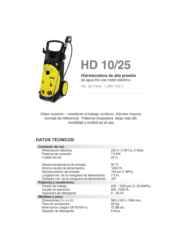 hidro lavadora alta presión